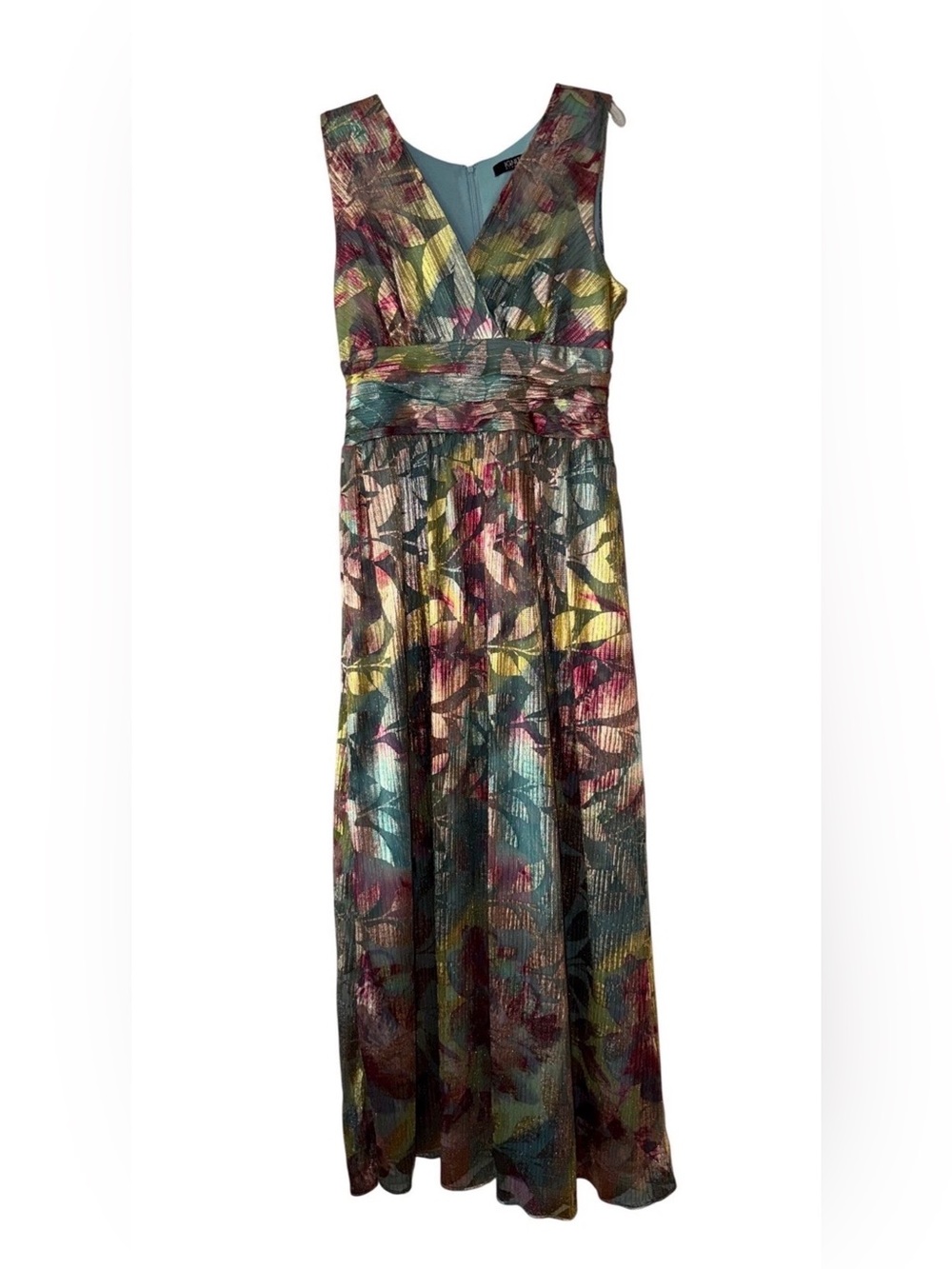 Ignite evenings Foil evening dress Fall colors Gorgeous